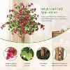 Acekool Bougainvillea Artificial Tree with Pot, Faux Floor Plant, Lifelike Silk Flowers & Greenery for Indoor Outdoor - 4 of 4