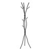 TiramisuBest Black Metal Free - Standing Coat Rack Hall Tree: 74" Tall with 11 Hooks, Ideal for Entryway & Bedroom, Contemporary Modern Design! - 2 of 4