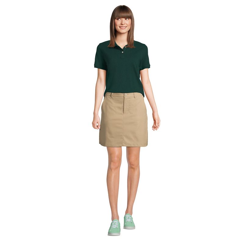School Uniform Young Women's Tall Short Sleeve Mesh Polo Shirt, 4 of 5