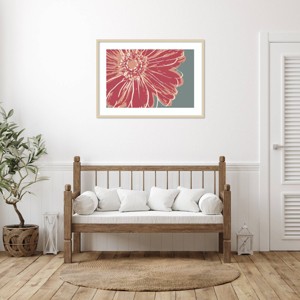 Amanti Art Flower Pop Sketch IV Red by Marie Elaine Cusson Framed Wall Art Print - 1 of 4