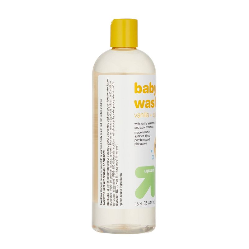 Baby Wash with Vanilla &#38; Apricot - 15 fl oz - up &#38; up&#8482;, 3 of 5