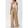 Coolmee Women Wide Leg Dress Pants High Waisted Business Casual Trousers Dressy Office Work Palazzo Pants - 2 of 4
