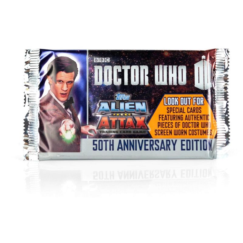Seven20 Doctor Who Alien Attax 50th Anniversary Edition Topps Booster Pack Trading Cards, 3 of 7