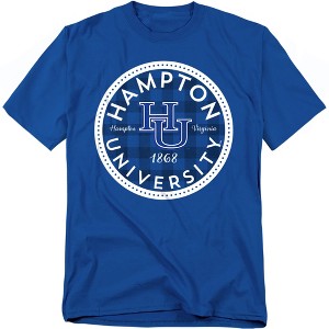 Men's Hampton University Plaid Badge T-Shirt - 1 of 4