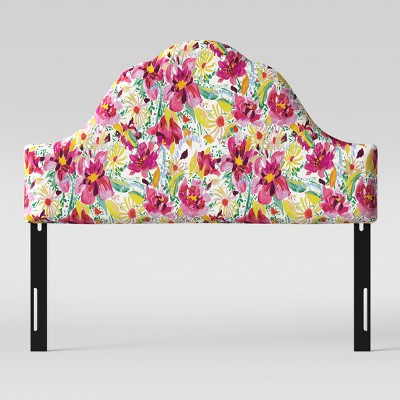 Twin Zinnia Arched Headboard Bright Floral - Opalhouse™