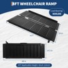 Portable Wheelchair Ramp, 2/3/4Ft Non-Slip Aluminum Wheelchair Ramp, Folding Ramps for Home Steps, Stairs - 2 of 4