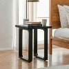 MH London Rosa  22" Solid Wood End Table with Square Top - 2 of 4