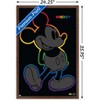 Trends International Disney Mickey Mouse - Rainbow Outline Framed Wall Poster Prints - 3 of 4