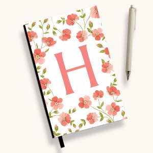 Personalization Mall Flowery Initial Personalized Journal - 1 of 1