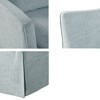 NicBex Polyester Swivel Accent Chair,Upholstered Swivel Living Room Chairs with Mid-Height Back and Skirt Hem,Accent Chairs for Living Room - 4 of 4