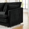 110.2'' Modern Towel Fabric L-Shaped Modular Sectional Sofa with Movable Ottoman - 4 of 4