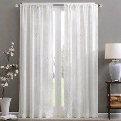 Clarissa Diamond Sheer Curtain Panel : Target