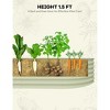 Raised Garden Bed,Galvanized Raised Planter Boxes Outdoor with Easy Assembly, for Vegetables, Fruits, Flower - 4 of 4