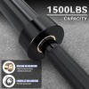Weight Bar, 7FT Olympic Weightlifting Bar - 1500LB Capacity Powerlifting Barbell 2'' Standard Gym Bar Dual Bearings for Home Gym Deadlift Bench Press - 2 of 4
