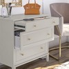 ORRD 2-Drawer Dresser with Pull-Out Desk, Small Space Bedroom & Home Office Dresser - 3 of 4
