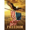 Freedom Patriotic Garden Flag Bald Eagle USA 18" x 12.5" Briarwood Lane - 3 of 4