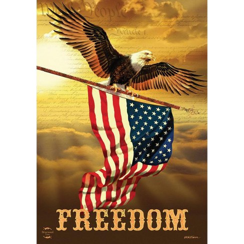 : Bald is Beautiful American Eagle USA Flag 4th of July