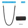 Unique Bargains Velvet Crowd Control Barrier Rope with Snap Hooks for Posts Stand Queue 2 Pcs - 2 of 4