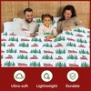 Luxury Soft Premium Christmas Duvet Cover Set - Zipper Closure & Matching Pillow Shams - CGK Linens - 3 of 4