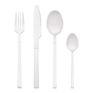 REGALWOVEN Stainless Steel Mirror Polished Flatware Set Silverware Set for 6 24 Piece - 1 of 4