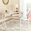 Bryant Computer Desk - Natural/White - Safavieh - 3 of 4