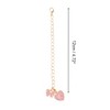 Unique Bargains Butterfly Heart Cup Chain Charm Water Cup Pendant 1 Pc - 2 of 4