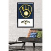 Trends International MLB Milwaukee Brewers - Logo 22 Framed Wall Poster Prints - 2 of 4