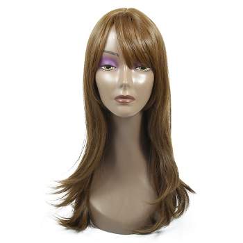 Unique Bargains Women's Wigs 26" Brown with Wig Cap