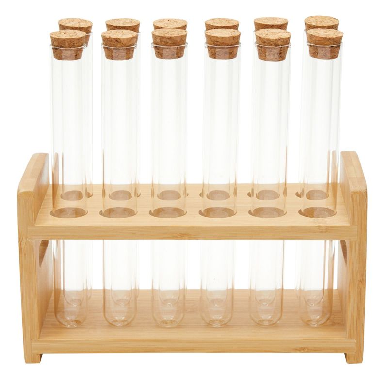 Okuna Outpost Clear Tube Vials, Shot Glass Holder (8x4.5x3.3 In, 13 Pieces), 4 of 8