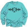 Simply Sage Market S.W.Smiley Headphones Music Garment Dyed Long Sleeve - 2 of 4
