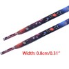 INSPIRE CHIC Gender Neutral Gradient Colored Shoelaces Reflective Stars Flat Shoe Laces for Sneakers Casual - 3 of 4