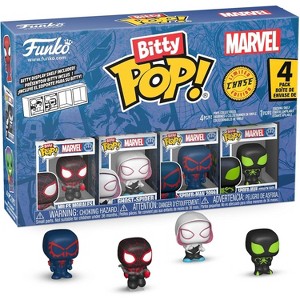 Funko Pop! Bitty: Spider-Man - Miles Morales, Ghost Spider, Spider