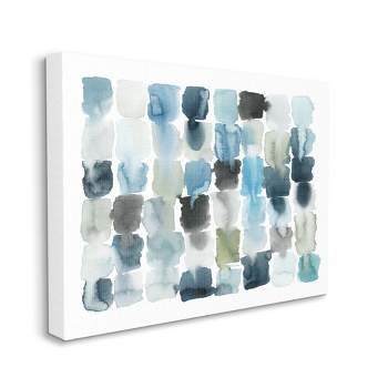 Stupell Industries Ocean Inspired Abstract Tiles Blue Green Watercolor