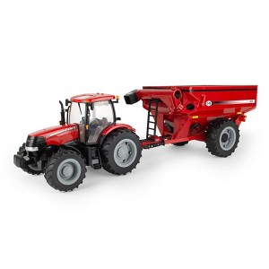 ERTL Big Farm 1/16 Case IH Puma 215 Tractor with J&M Grain Cart Wagon 44459 - 1 of 2