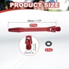Unique Bargains 2BA Thread Aluminum Dart Shafts with Rubber Rings for Steel Tip 8 Pcs - 2 of 4