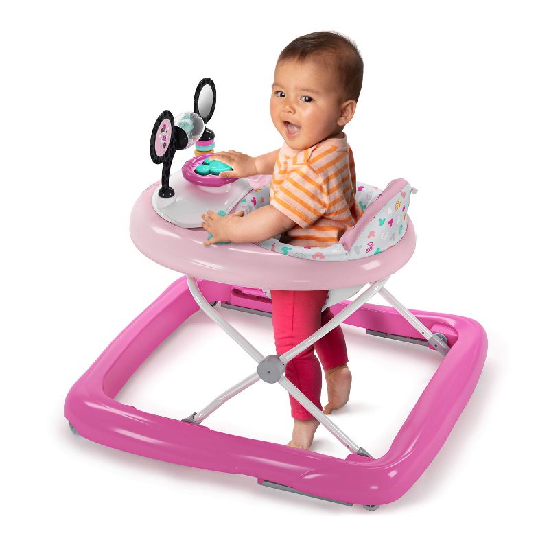 Bright Starts Minnie Mouse Tiny Trek Forever Besties 2-in-1 Walker, 4 of 16