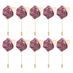 Unique Bargains Pocket Handmade Flower Lapel Pin Boutonnieres for Wedding party 24 Pcs - 1 of 4