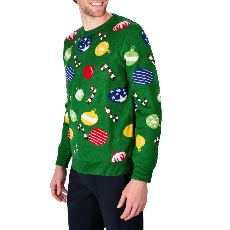 SLEEPHERO Men's Ugly Christmas Sweater Soft Holiday Party Men’s Knit Pullover Sweater, 2 of 5