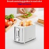 Betty Crocker 2-Slice Toaster, 900W, Variable Toast Shade Control, High Lift Feature, Cool Touch Housing, Bread Centering Guides, White - 4 of 4