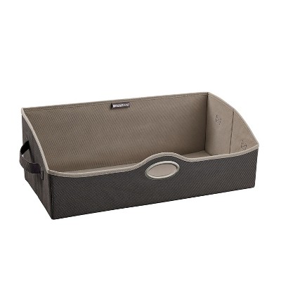 ClosetMaid 3149300 Large Spacious Durable Fabric Organizer Multiple Item Rectangular Nonwoven Polypropylene Storage Bin, Charcoal