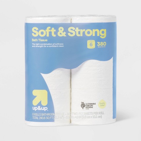 Soft & Strong Toilet Paper - 6 Rolls - Up&up™ : Target