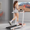Deerrun Pro Smart 0.6-3.8MPH 2 in 1 Foldable Treadmill 9% Auto InclineWalking Pad - 2 of 4