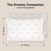 KeaBabies Toddler Pillow - Soft Organic Cotton Kids Pillows for Sleeping - Travel Pillow for Kids Age 2-5 - 3 of 4