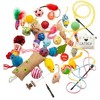 Itopfox Cat Toys Variety Pack for Kitty - 20 Piece Assortment with Wand, Balls, Mice & Feathers for Playful Felines - 3 of 4