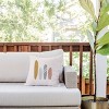 16"x16" Deny Designs Menina Lisboa Summer Cool Surfboards Square Outdoor Throw Pillow Yellow - 3 of 4
