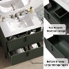 APRILSOUL30" Bathroom Vanity with Ceramic Sink and Full-Extension Drawers, Soft Close Undermount Drawer Slides - 4 of 4