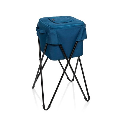 Picnic Time Camping 33.75qt Party Cooler with Stand - Blue