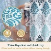 LunaLulinlk Weighted-Hem Fabric Bathroom Curtain - 4 of 4