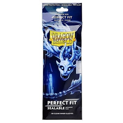 Dragon Shield 10 Packs Dragon Shield Clear Japanese Sealable Inner Sleeves 100 ct Card Display Case