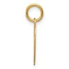 Black Bow Jewelry 14k Yellow Gold #1 Goddaughter Heart Disc Charm or Pendant, 17mm - 2 of 4